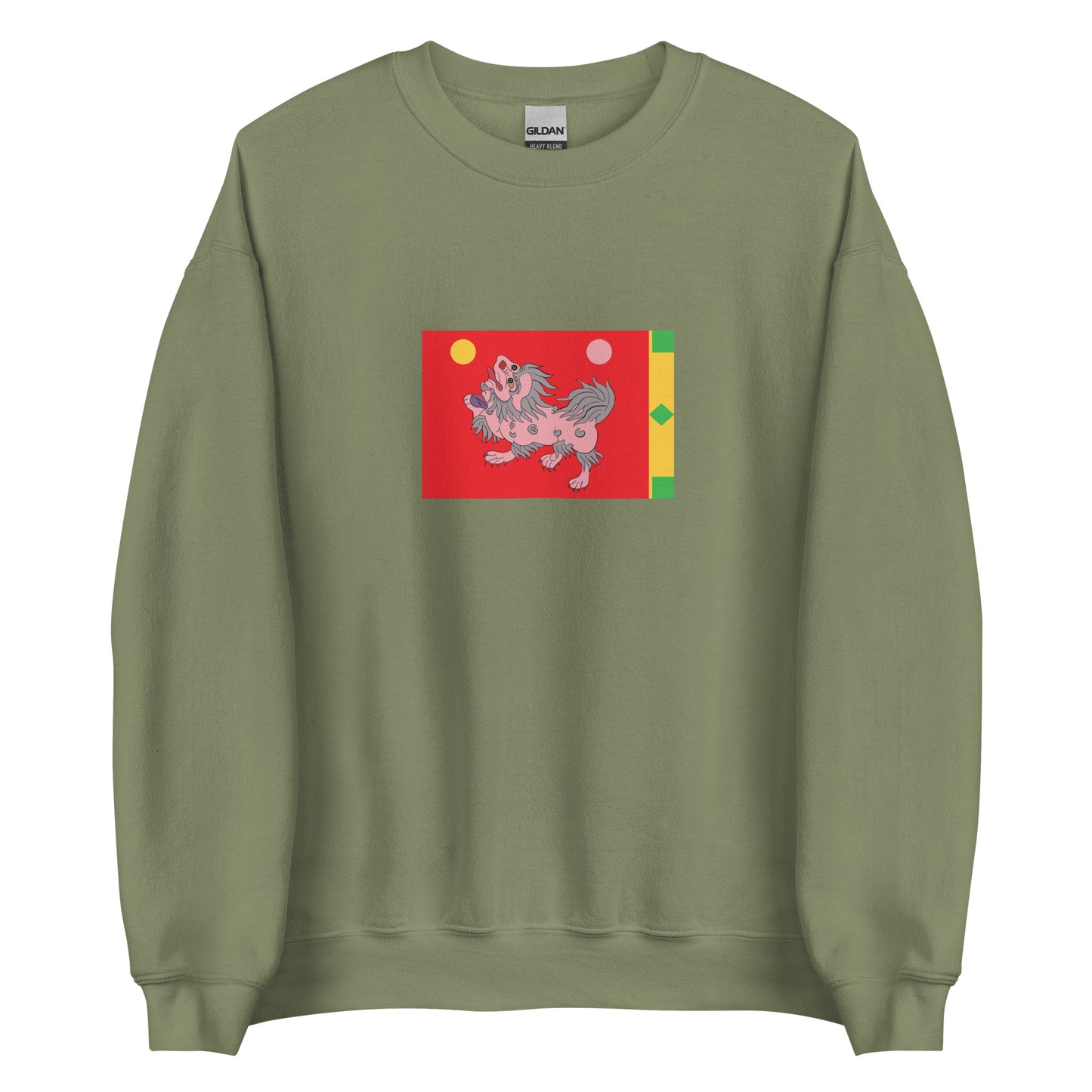 Kyrgyzstan - Tibetan Empire (670 - 692) | Historical Flag Unisex Sweatshirt