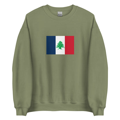 Lebanon - Greater Lebanon (1920-1943) | Historical Lebanese Flag Interactive Sweatshirt