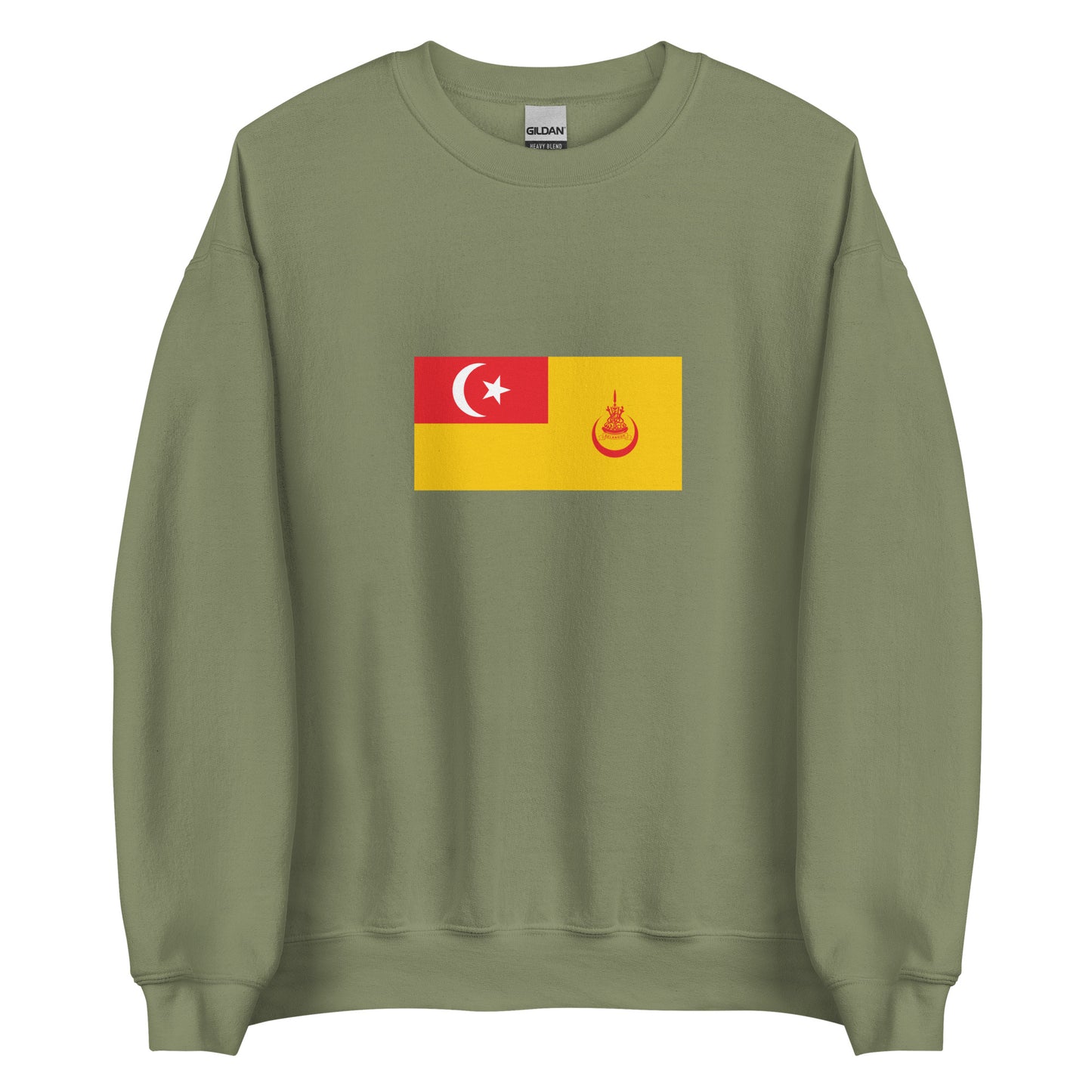 Malaysia - Sultanate of Selangor (1859-1965) | Historical Malaysian Flag Interactive Sweatshirt