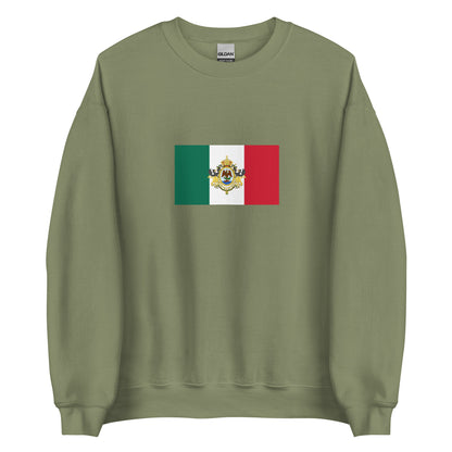 Mexico - Second Mexican Empire (1864-1867) | Historical Mexican Flag Interactive Sweatshirt