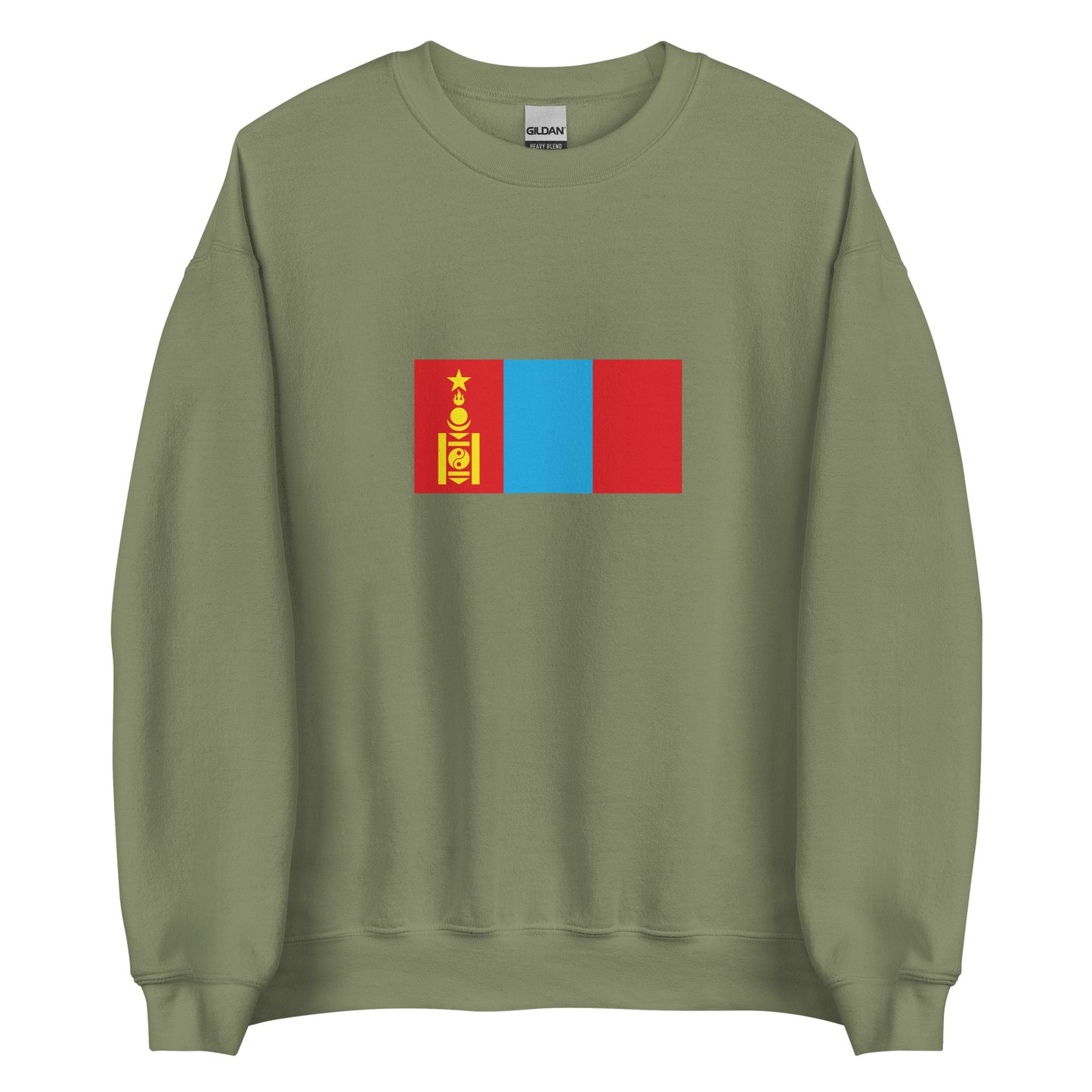 Mongolia - Mongolian People's Republic (1945-1992) | Historical Mongolian Flag Interactive Sweatshirt