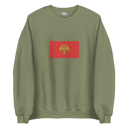 Montenegro - State of Zeta (1346-1496) | Historical Montenegro Flag Interactive Sweatshirt