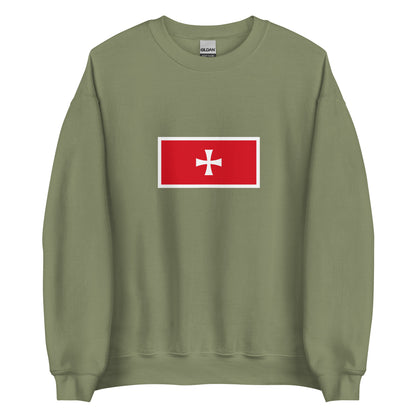 Montenegro - Prince Bishopric of Montenegro (1516-1852) | Historical Montenegro Flag Interactive Sweatshirt