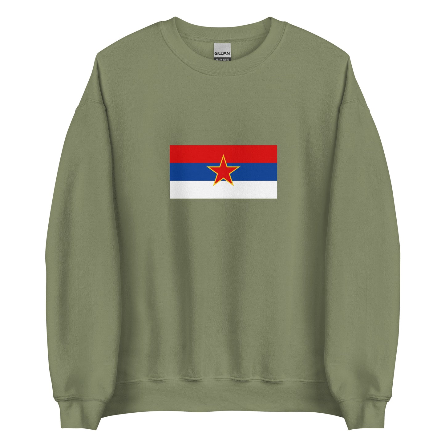 Montenegro - Socialist Republic of Montenegro (1945-1993) | Historical Montenegro Flag Interactive Sweatshirt