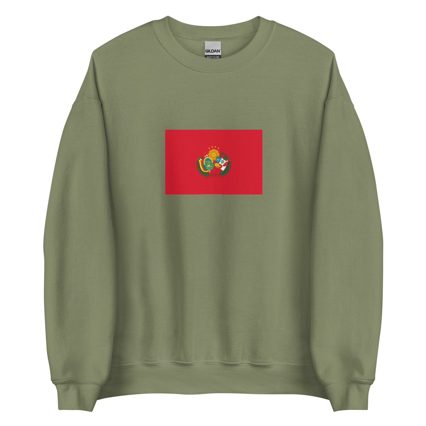 Peru - Peru-Bolivian Confederation (1836 - 1839) | Historical Flag Unisex Sweatshirt