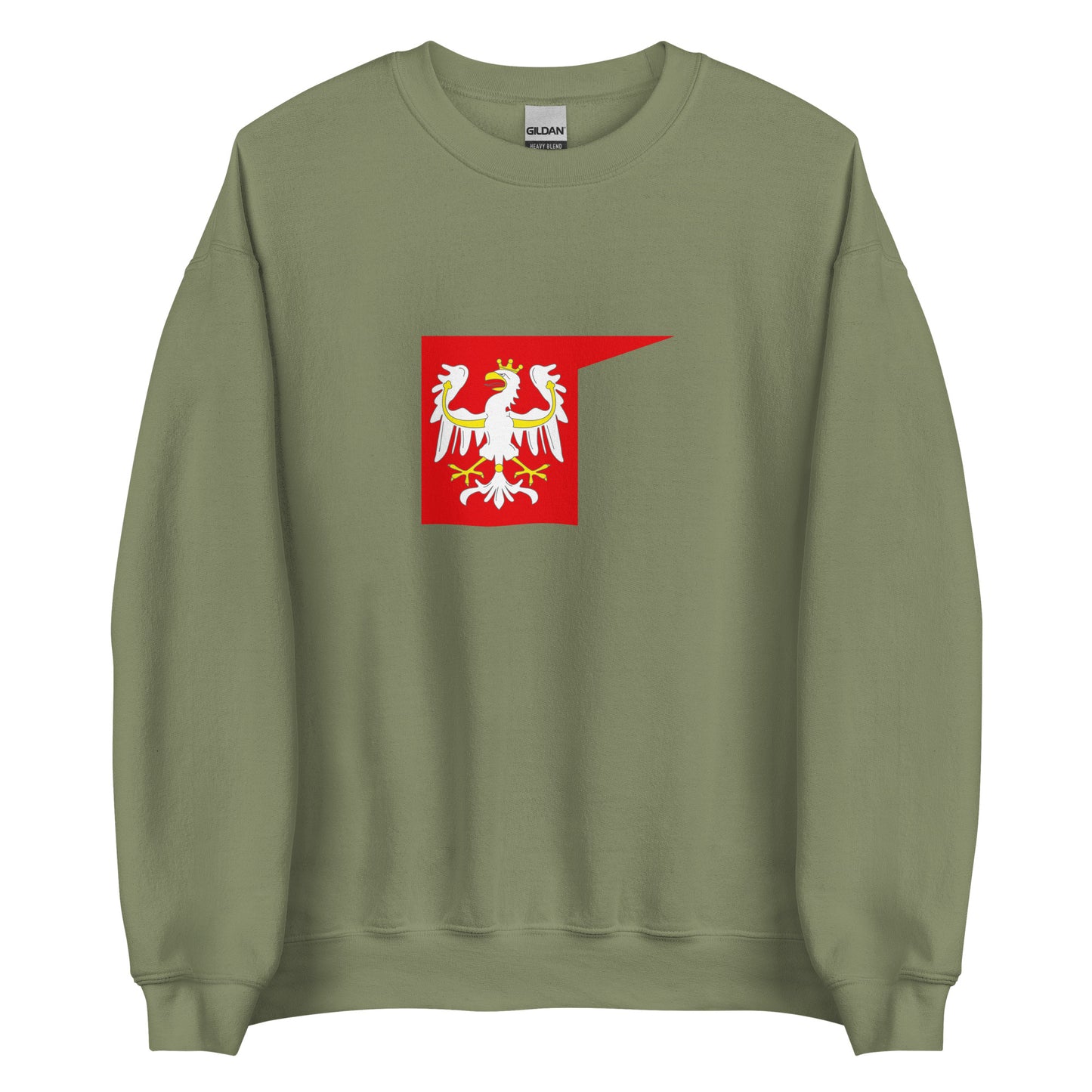 Poland - Kingdom of Poland (1025-1320) | Historical Polish Flag Interactive Sweatshirt