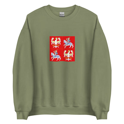 Poland - Jagiellonian Dynasty (1385-1572) | Historical Polish Flag Interactive Sweatshirt