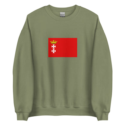 Poland - Republic of Danzig (1807-1814) | Historical Polish Flag Interactive Sweatshirt