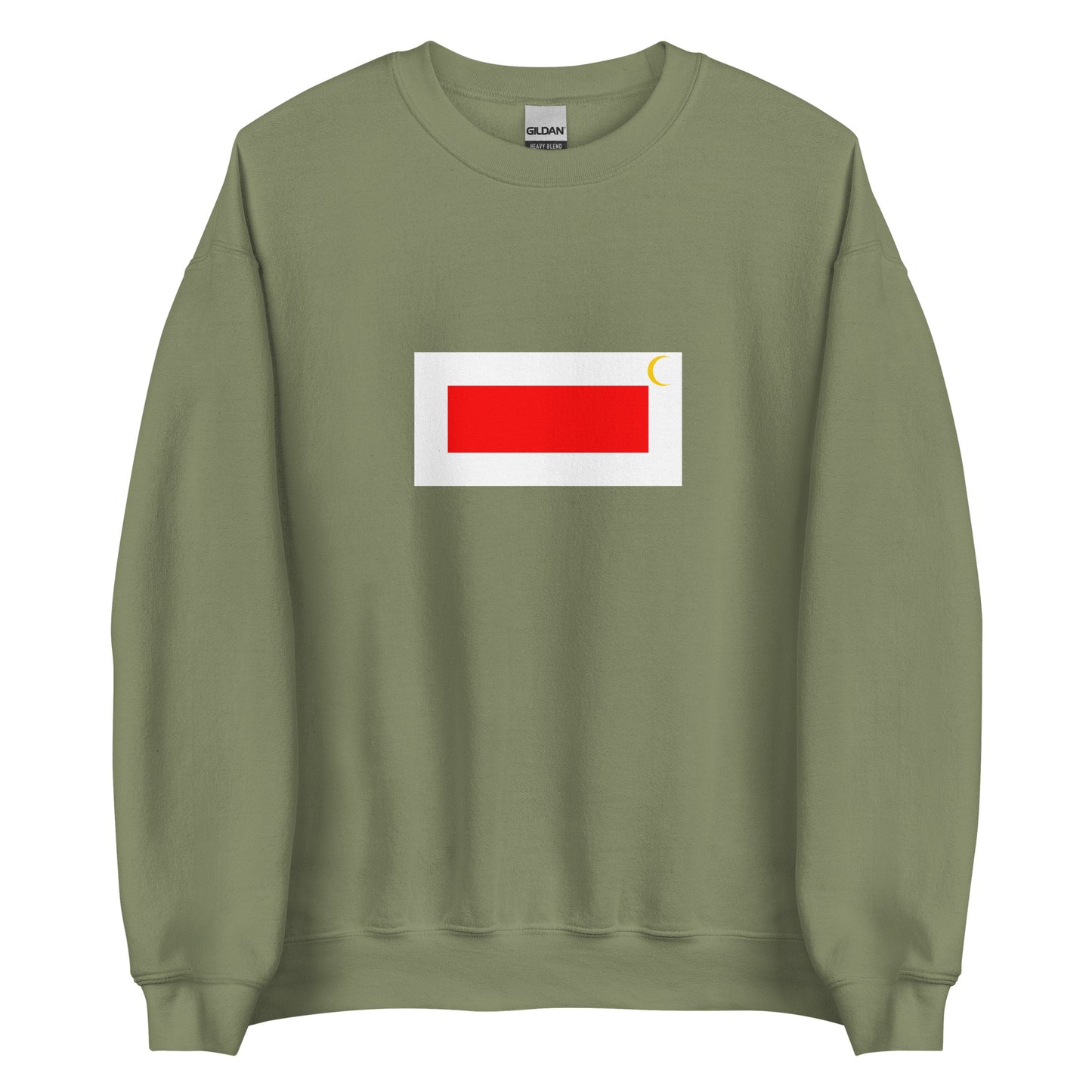 Qatar - Ottoman Qatar (1871-1913) | Historical Qatari Flag Interactive Sweatshirt