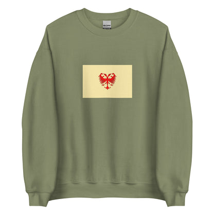 Serbia - Serbian Empire (1346-1371) | Historical Serbian Flag Interactive Sweatshirt