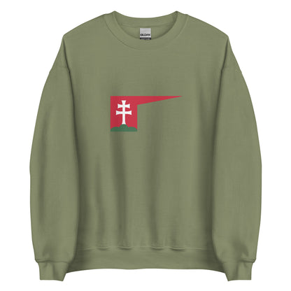 Slovenia - Kingdom of Hungary (1102-1437) | Historical Slovenian Flag Interactive Sweatshirt
