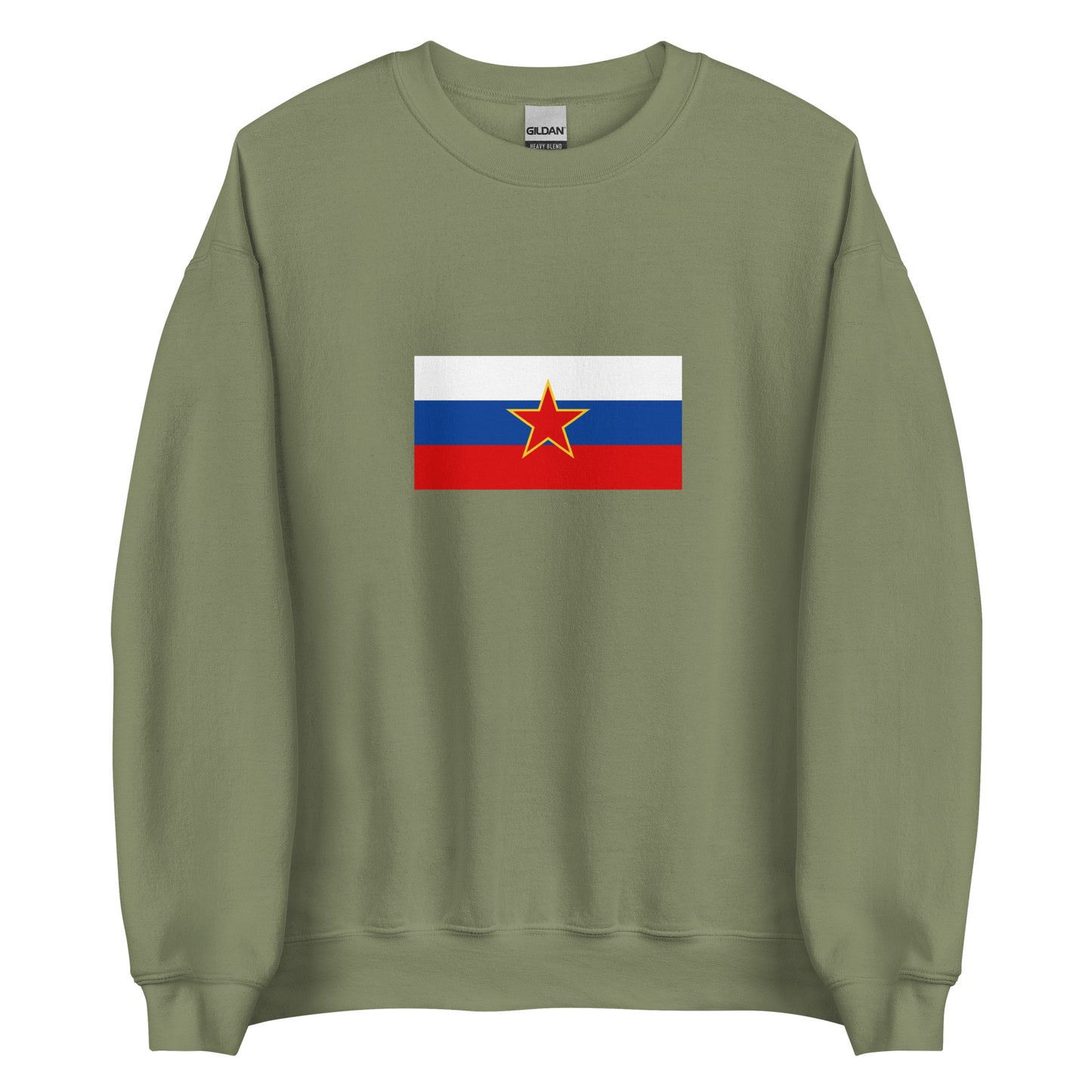 Slovenia - Socialist Republic of Slovenia (1945-1991) | Historical Slovenian Flag Interactive Sweatshirt