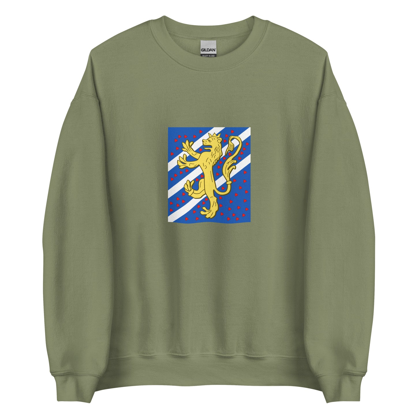 Sweden - Kingdom of Sweden (800-1397) | Historical Swedish Flag Interactive Sweatshirt