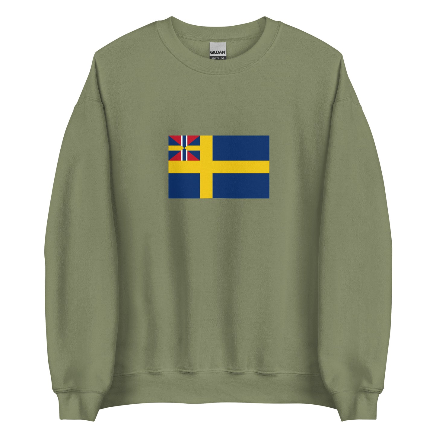 Sweden - United Kingdoms of Sweden and Norway (1814-1905) | Historical Swedish Flag Interactive Sweatshirt