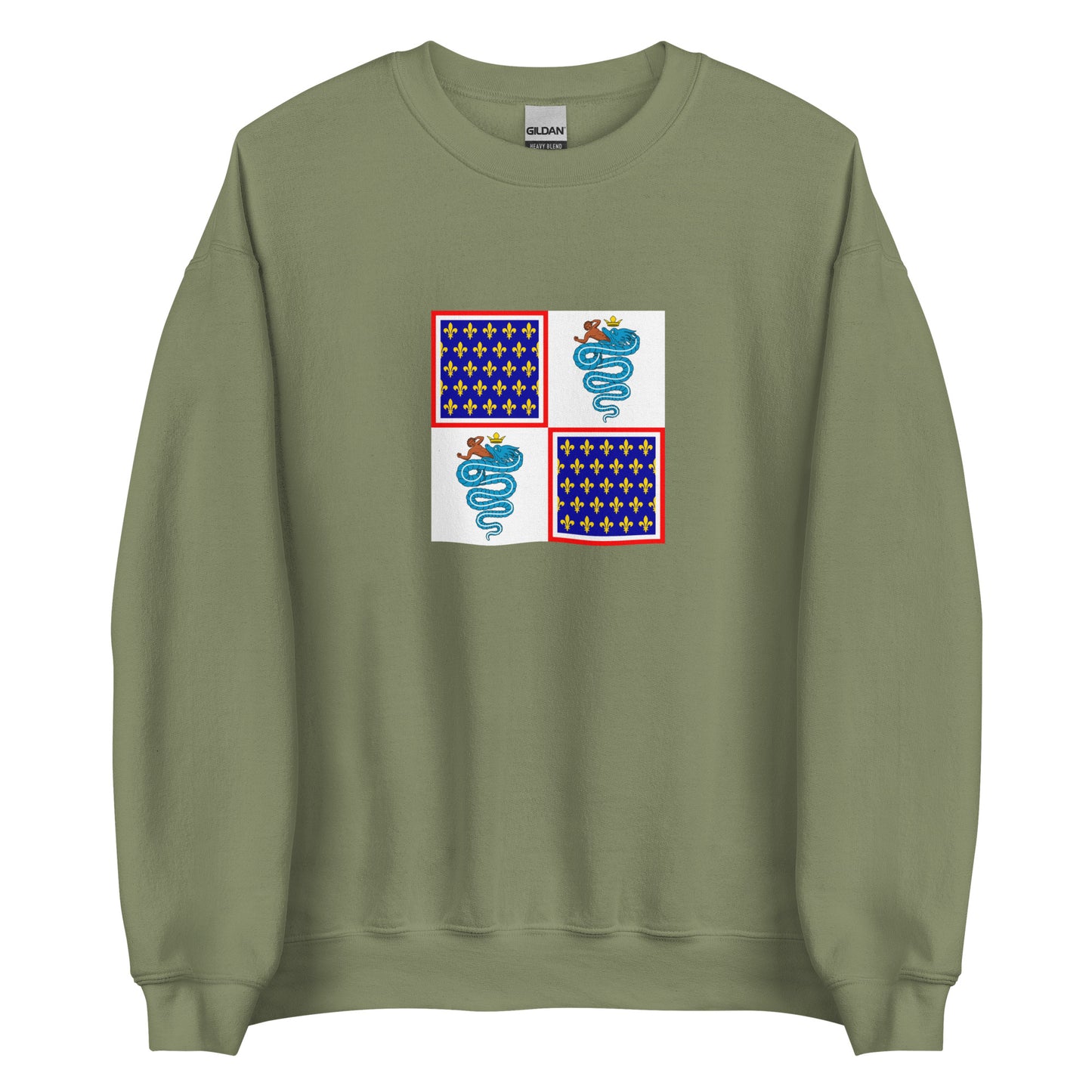 Switzerland - Duchy of Milan under Kingdom of France (1499 - 1512) | Historical Flag Unisex Sweatshirt