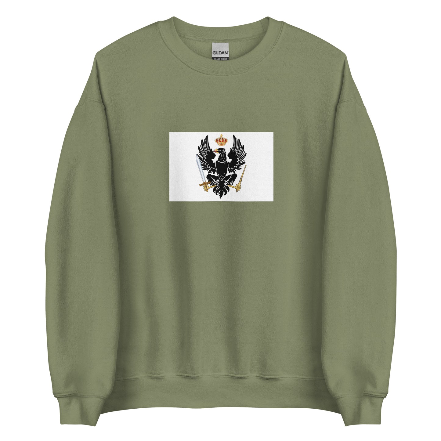 Switzerland - Kingdom of Prussia (1707 - 1848) | Historical Flag Interactive Unisex Sweatshirt