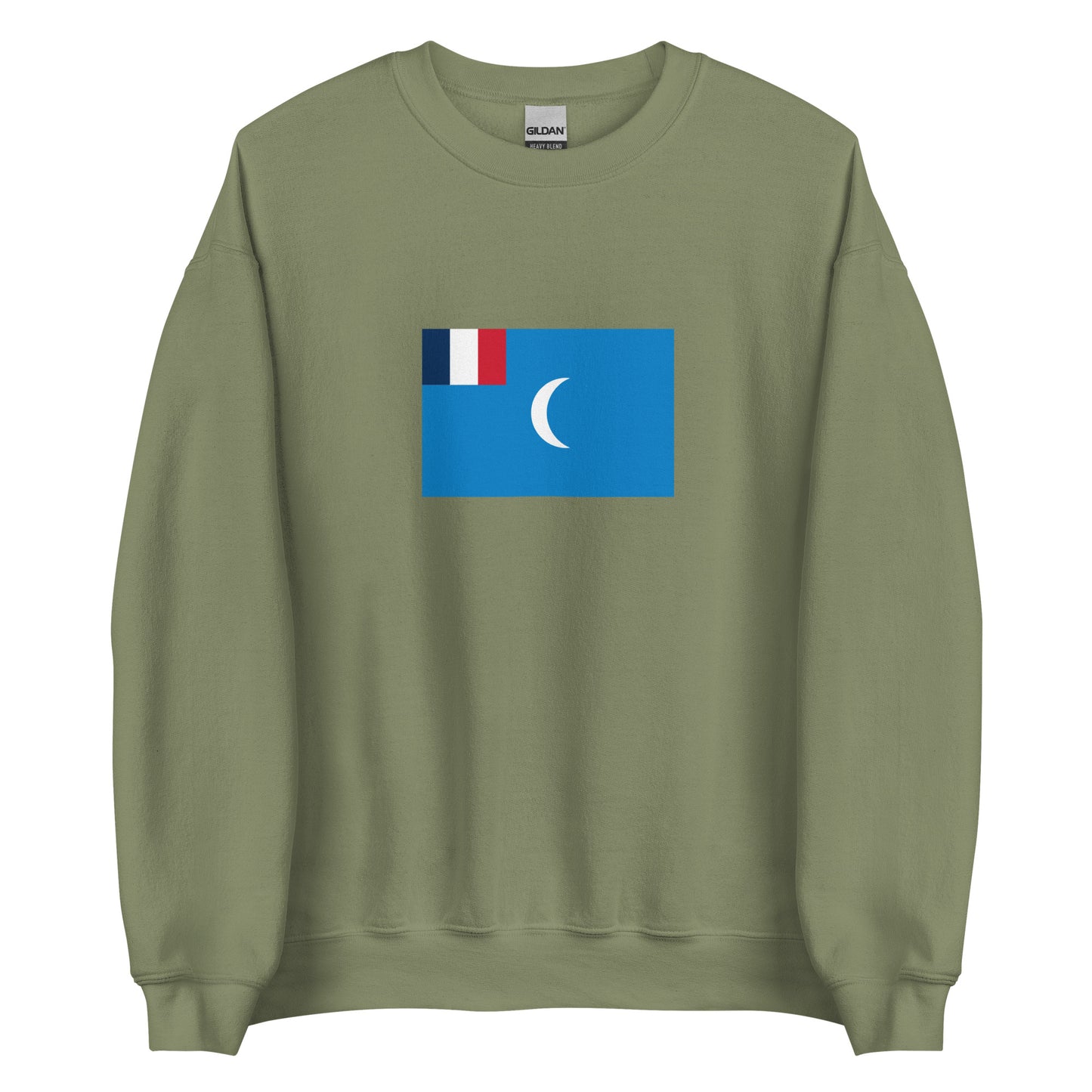 Syria - French Mandate for Syria and Lebanon (1923-1946) | Historical Syrian Flag Interactive Sweatshirt