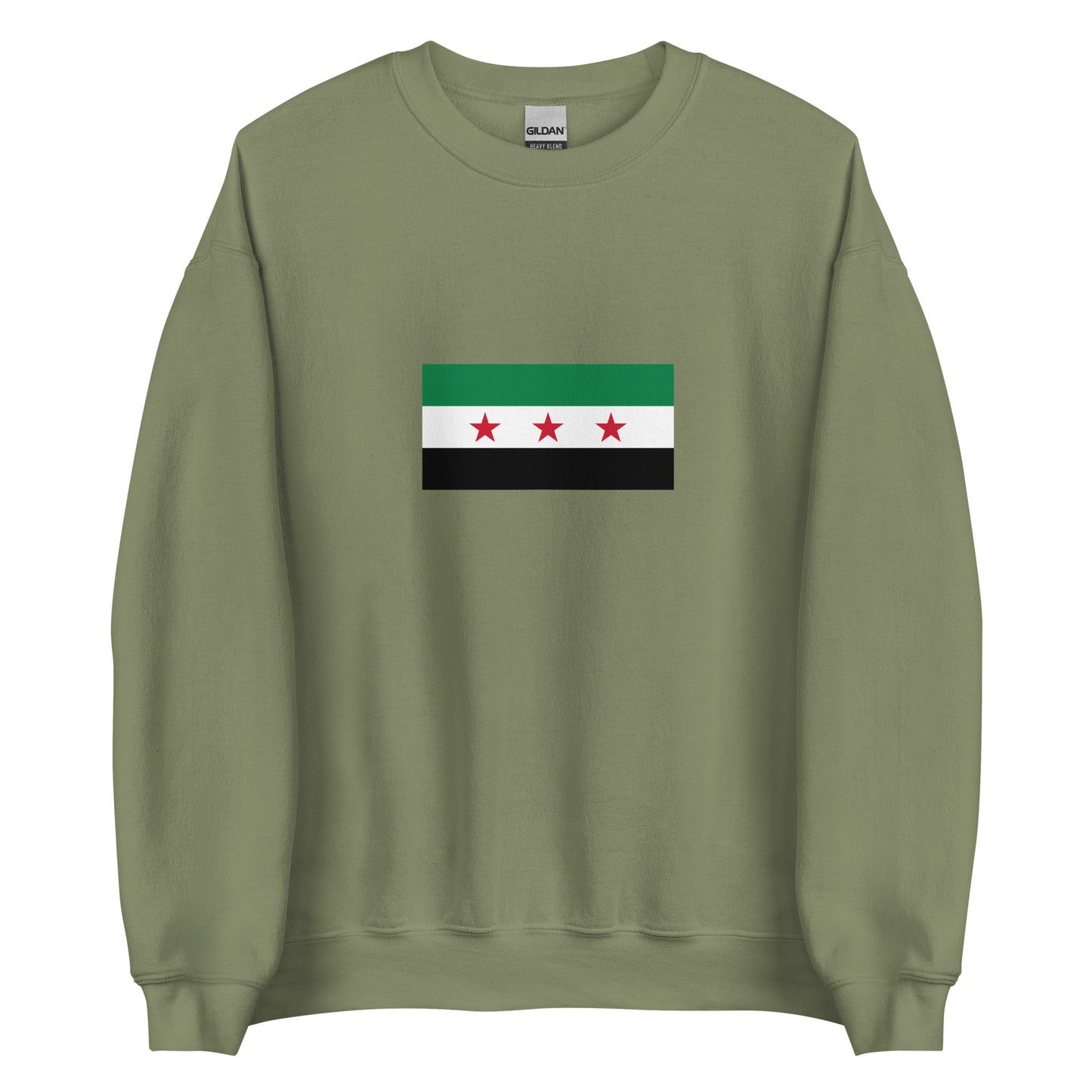 Syria - Syrian Republic (1930-1963) | Historical Syrian Flag Interactive Sweatshirt