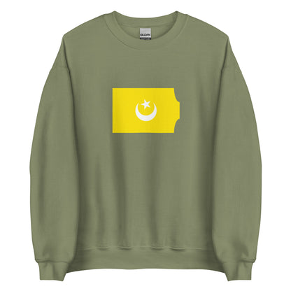 Tunisia - Hafsid Dynasty (1424-1488) | Historical Tunisian Flag Interactive Sweatshirt