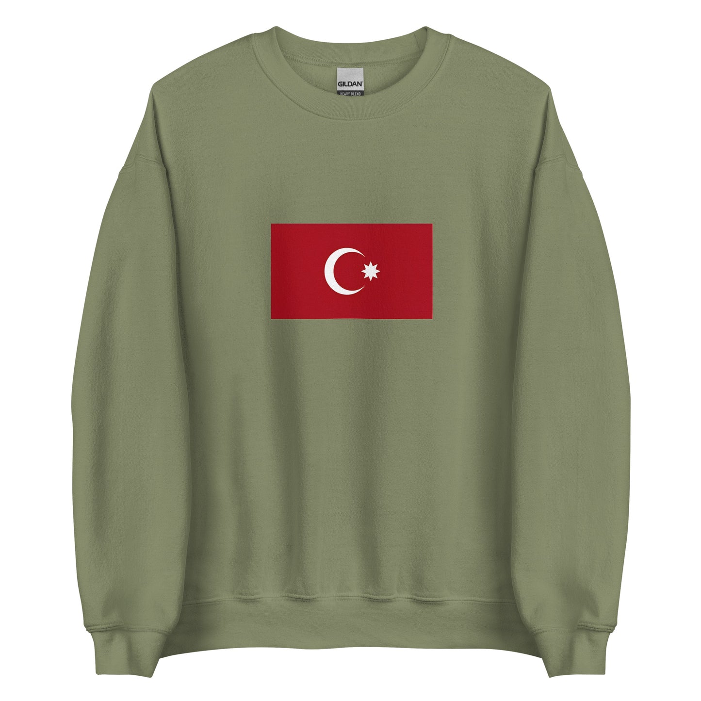 Turkey - Ottoman Empire (1914-1923) | Historical Turkish Flag Interactive Sweatshirt