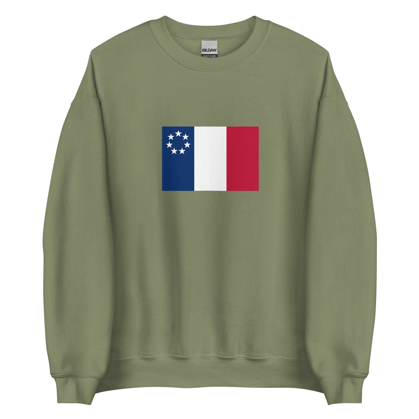 USA - New France (1534-1763) | American Flag Interactive History Sweatshirt