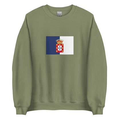 Portugal - Kingdom of Portugal (1830-1910) | Historical Portuguese Flag Interactive Sweatshirt