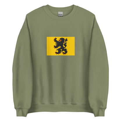 Belgium - County of Flanders (862-1797) | Historical Belgian Flag Interactive Sweatshirt