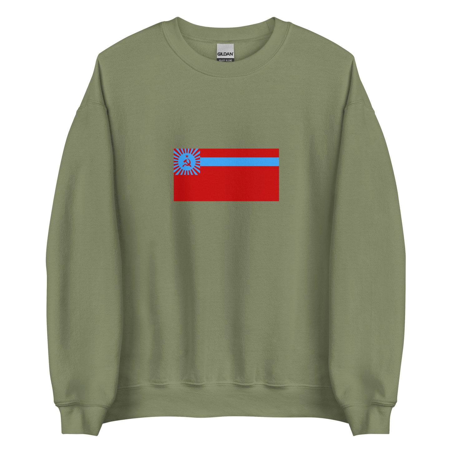 Georgia - Georgian Soviet Socialist Republic (1951-1990) | Historical Georgian Flag Interactive Sweatshirt