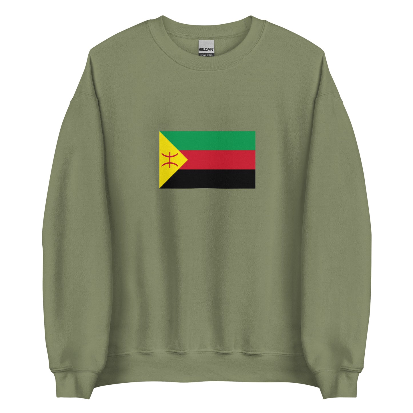 Algeria - Tuareg People | Ethnic Algerian Flag Interactive Sweatshirt