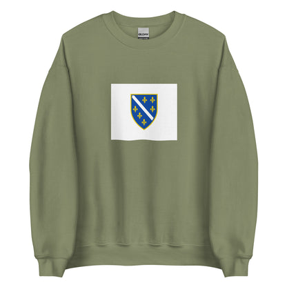 Bosnia Herzegovina - Bosniaks | Ethnic Bosnian Flag Interactive Sweatshirt