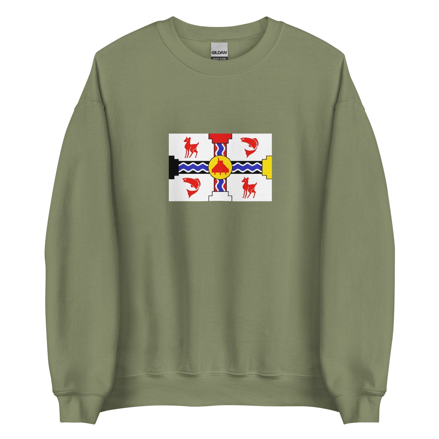 Canada - Shuswap Indigenous People | Native Canadian Flag Interactive Sweatshirt