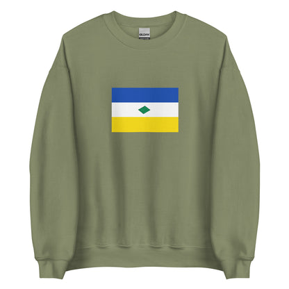 Colombia - Muzo people | Ethnic Colombian Flag Interactive Sweatshirt