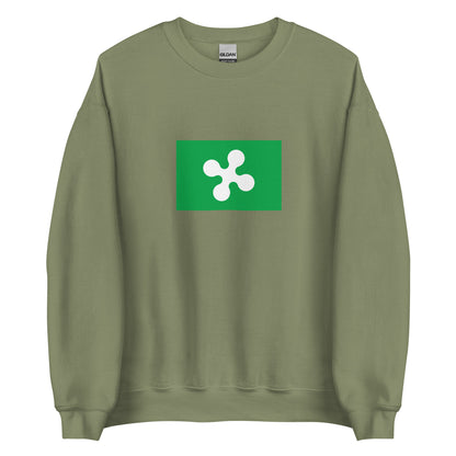 Italy - Lombards | Ethnic Italian Flag Interactive Sweatshirt