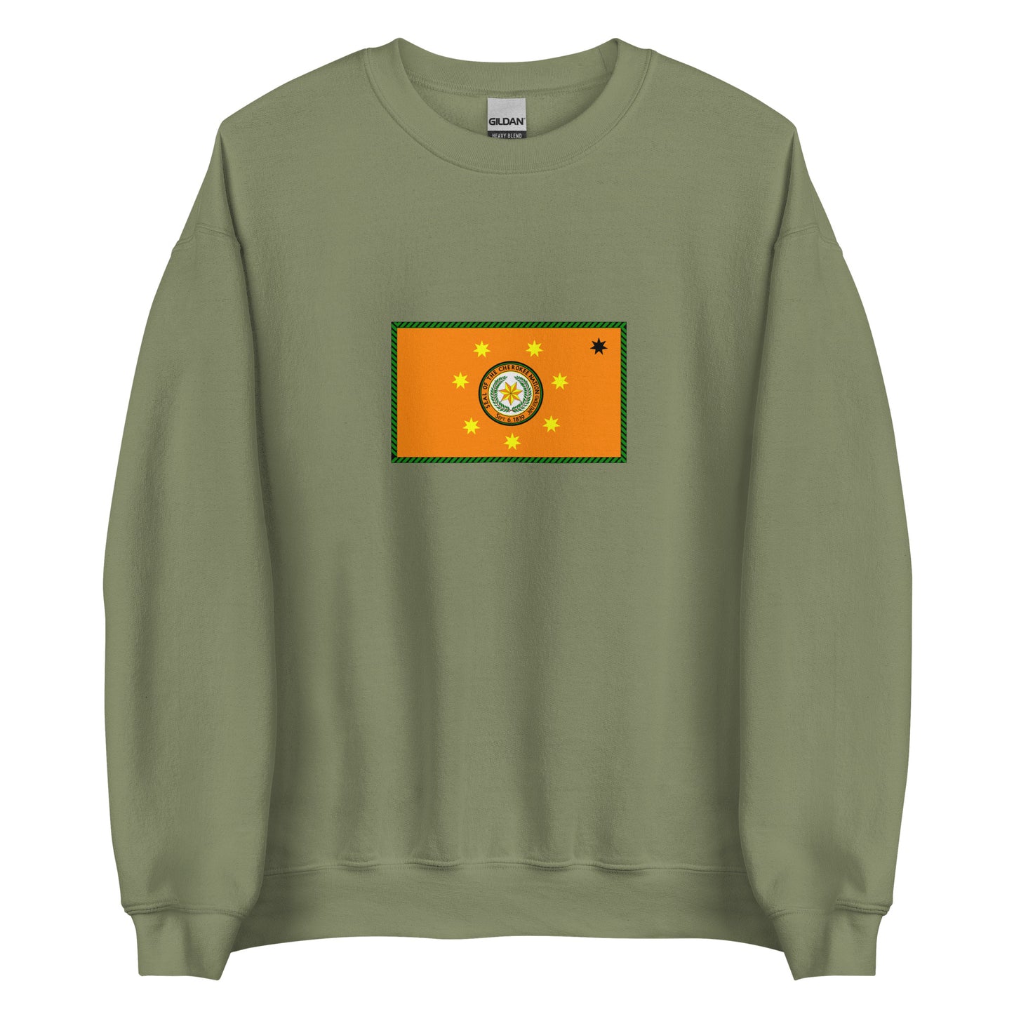 USA - Cherokees | Native American Flag Interactive Sweatshirt