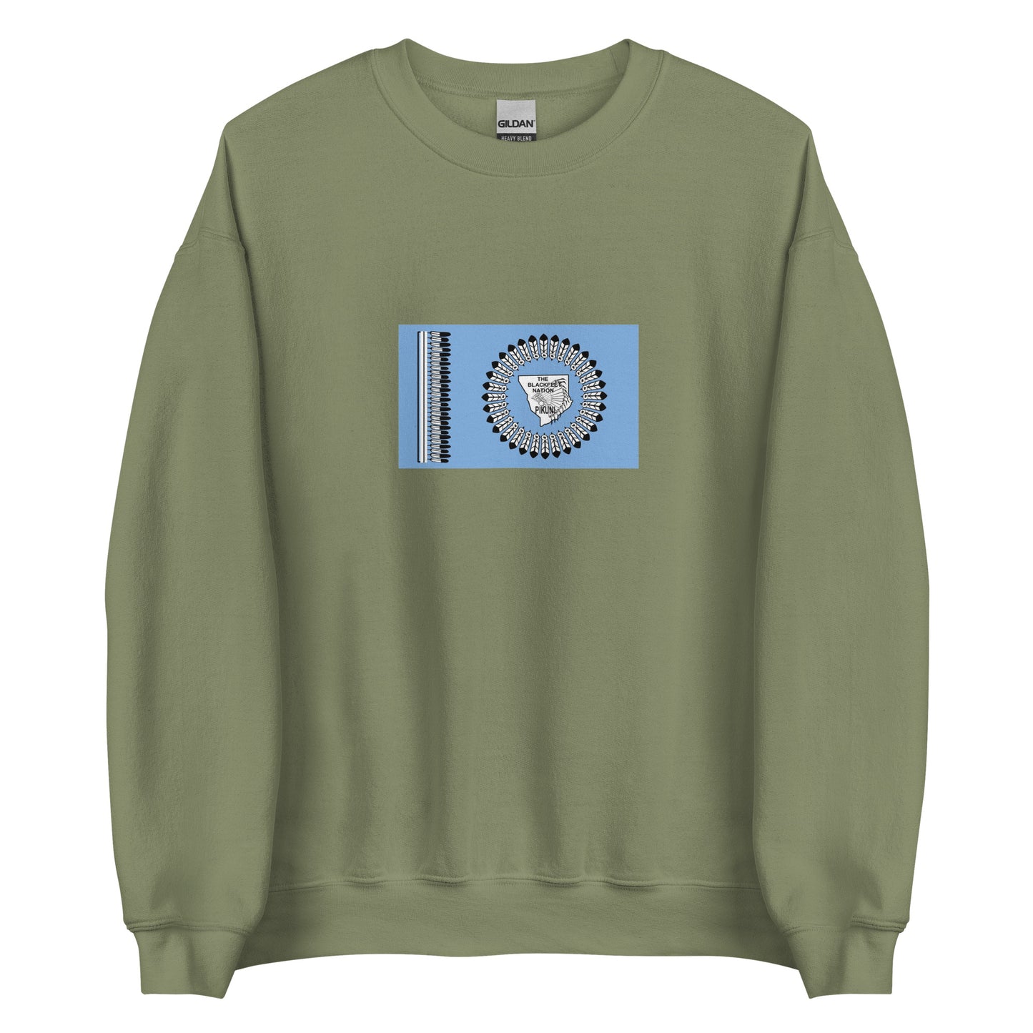 USA - Blackfeet people | Native American Flag Interactive Sweatshirt