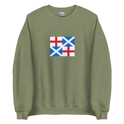 UK - Commonwealth of England (1649-1658) | Historical British Flag Interactive Sweatshirt