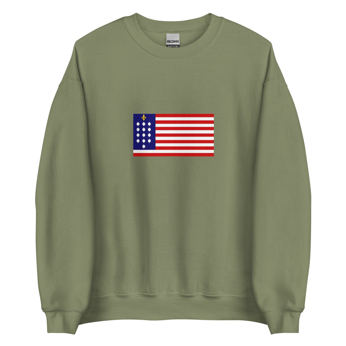 USA - Franco-American Alliance (1781) | Historical American Flag Interactive Sweatshirt