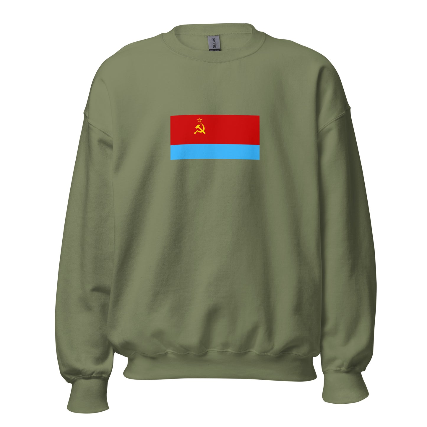 Ukraine - Soviet Ukraine (1950-1991) | Historical Ukraine Flag Interactive Sweatshirt