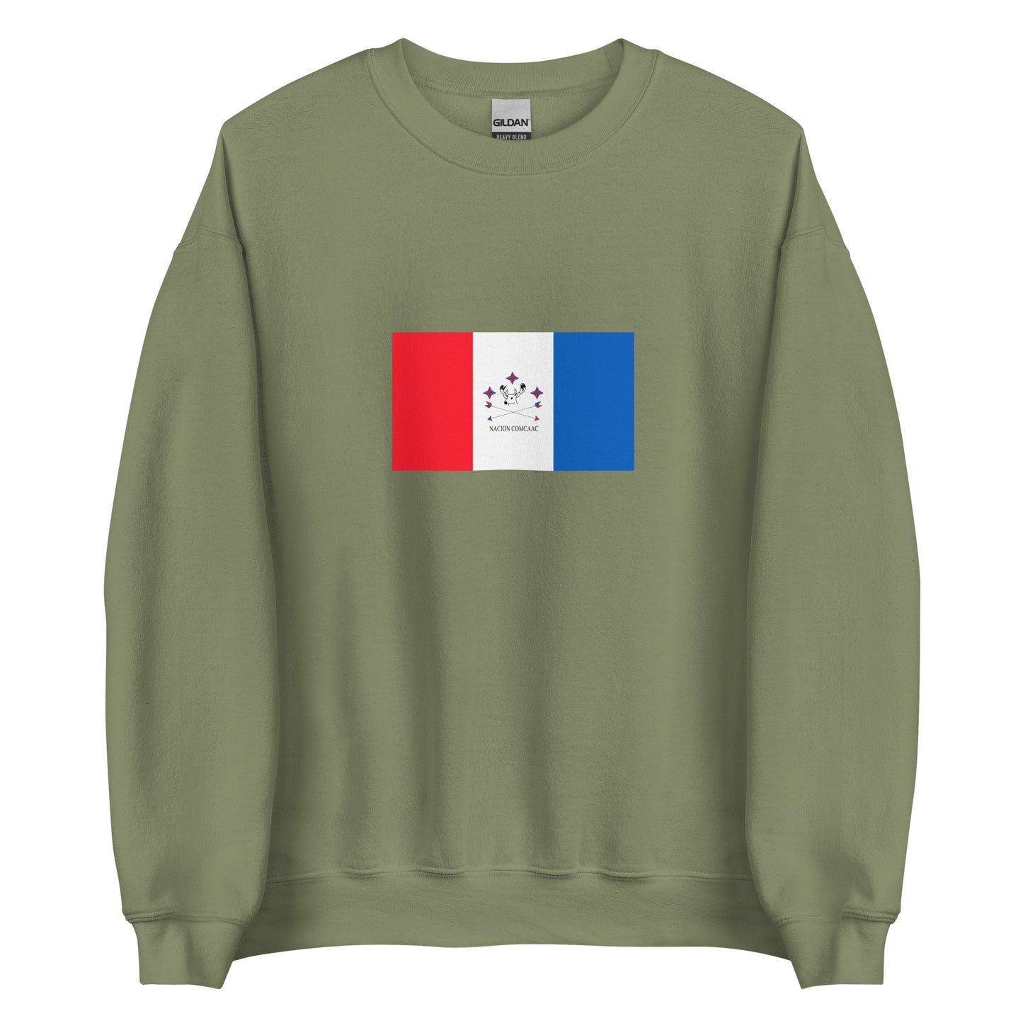 Mexico - Seri People | Indigenous Mexican Flag Interactive Sweatshirt