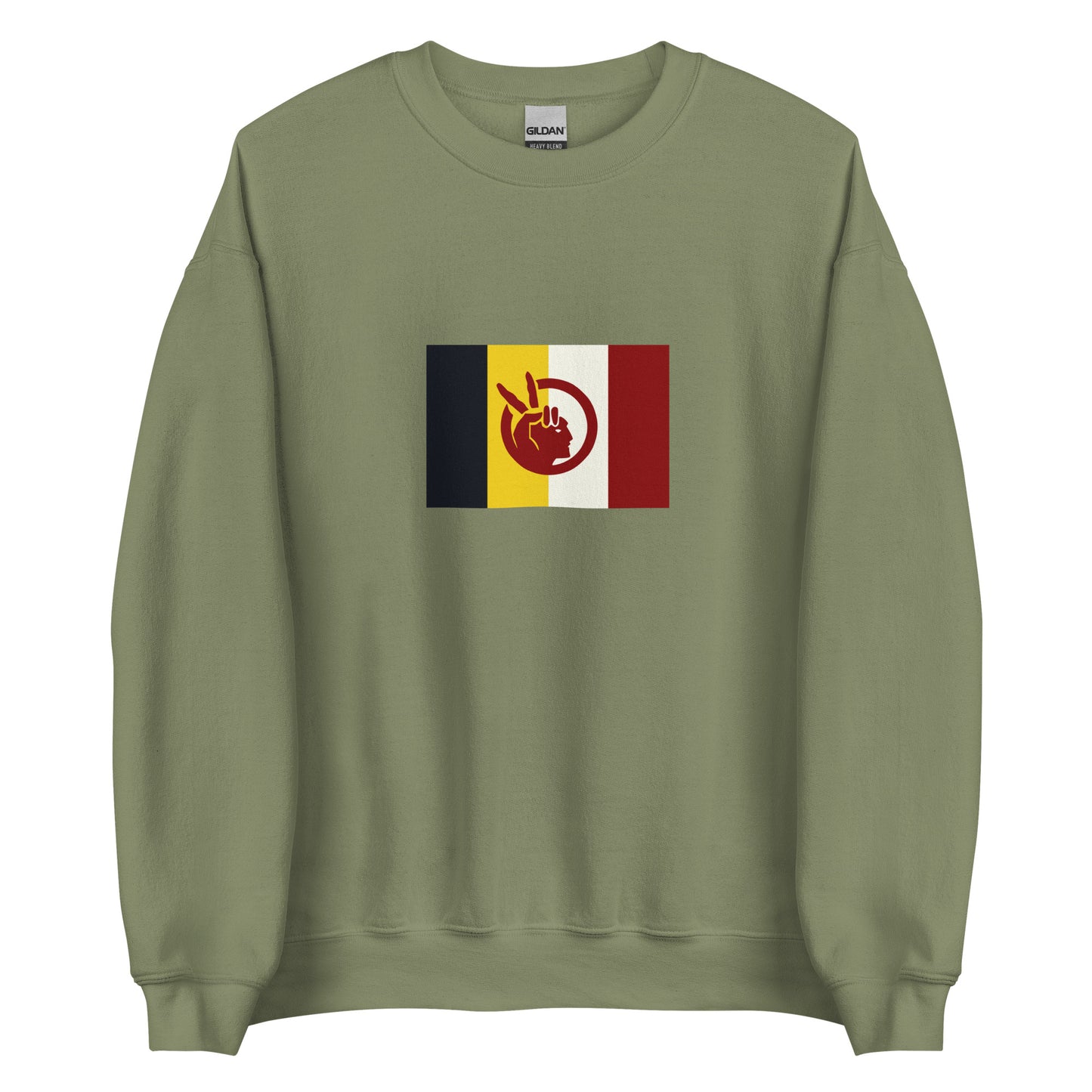 USA - Native Americans | Indigenous American Flag Interactive Sweatshirt