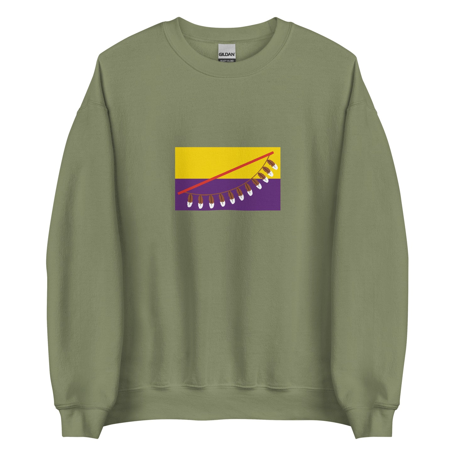 USA - Tohono O'odham people | Native American Flag Interactive Sweatshirt