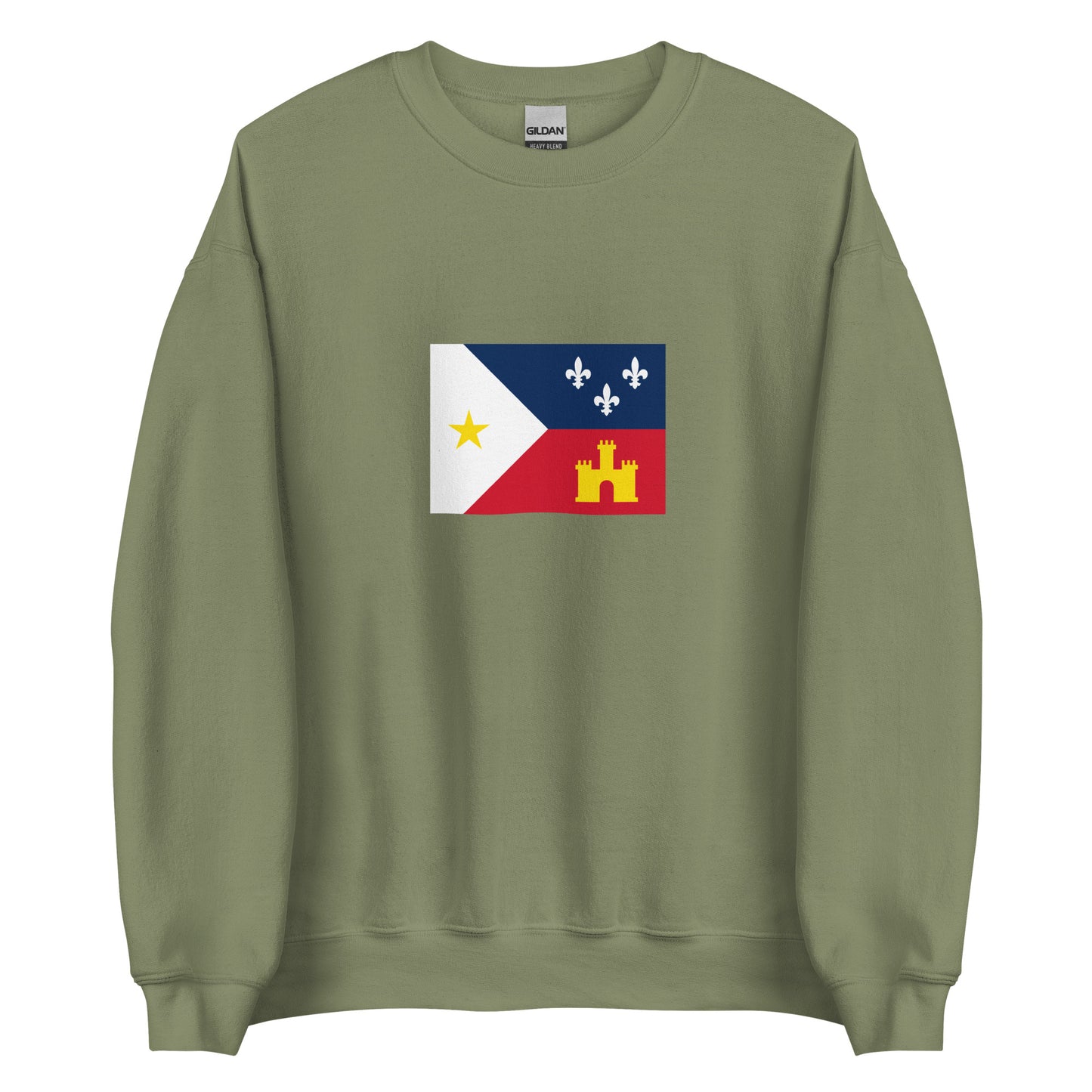 USA - Cajuns | Ethnic American Flag Interactive Sweatshirt