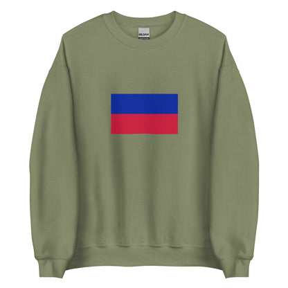 USA - Haitians | Ethnic American Flag Interactive Sweatshirt