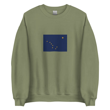 USA - Alaska Natives | Ethnic American Flag Interactive Sweatshirt