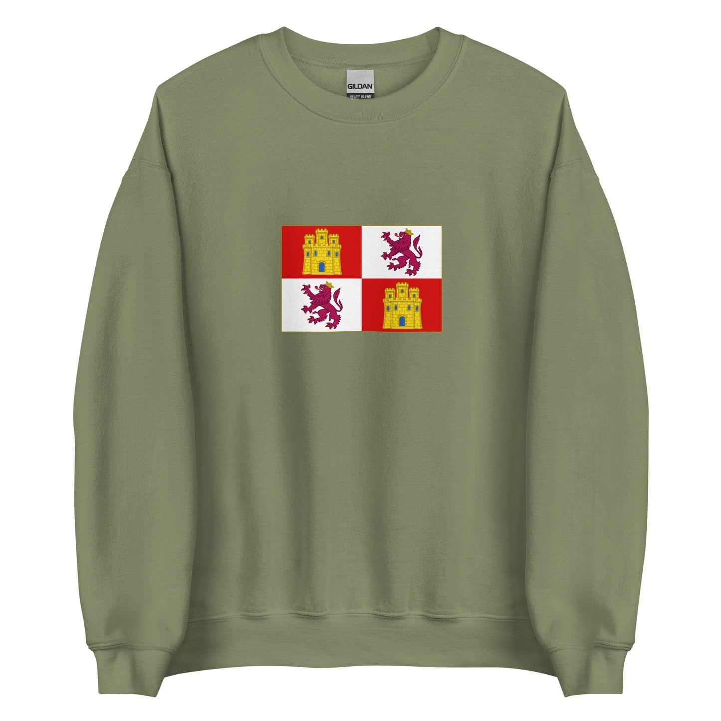 Dominican Republic - Crown of Castile (1492-1516) | Historical Dominican Flag Interactive Sweatshirt