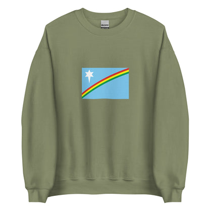 India - Naga People | Ethnic Indian Flag Interactive Sweatshirt