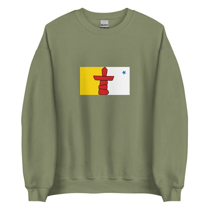 Canada - Nunavut Inuit people | Native Canadian Flag Interactive Sweatshirt