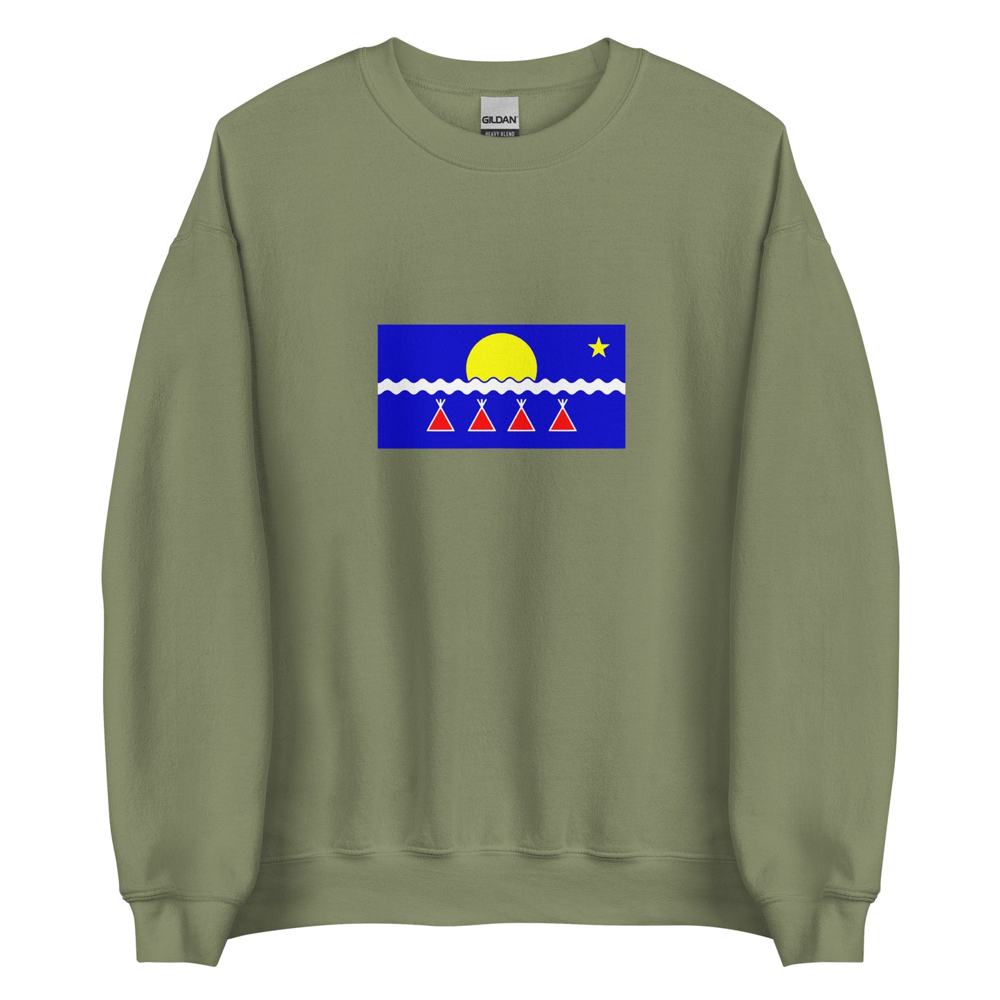 Canada - Tlicho People | Native Canadian Flag Interactive Sweatshirt