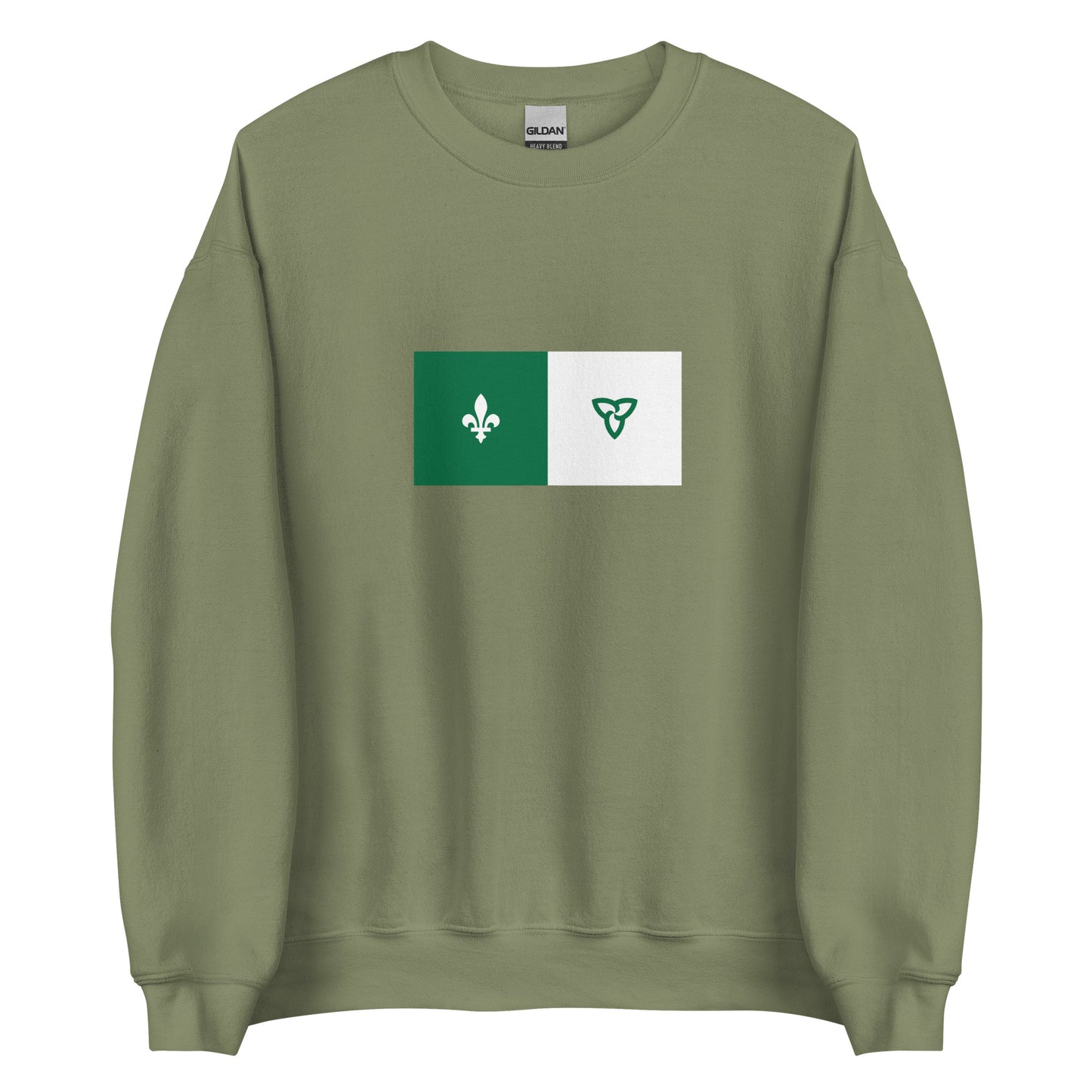 Canada - Franco Ontarians | Ethnic Canadian Flag Interactive Sweatshirt