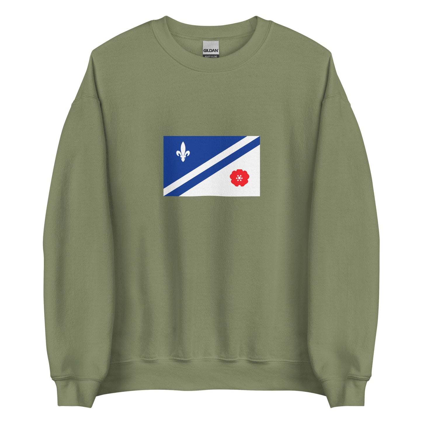 Canada - Franco-Albertans | Ethnic Canadian Flag Interactive Sweatshirt